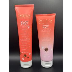 Pacifica Beauty Glow Baby Brightening Face Wash + Super Lit Enzyme Scrub Set